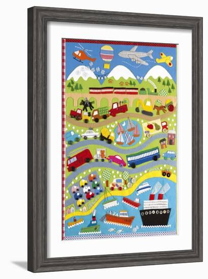 Going Places-Clare Beaton-Framed Art Print