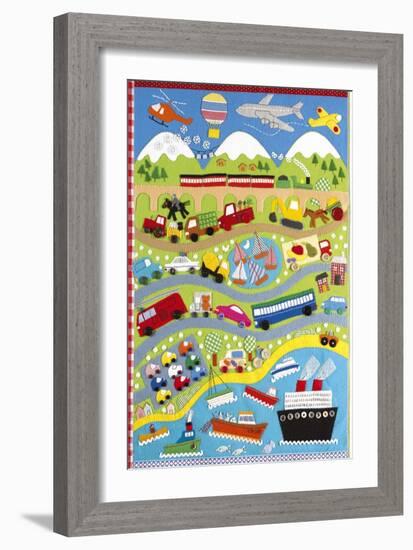 Going Places-Clare Beaton-Framed Art Print