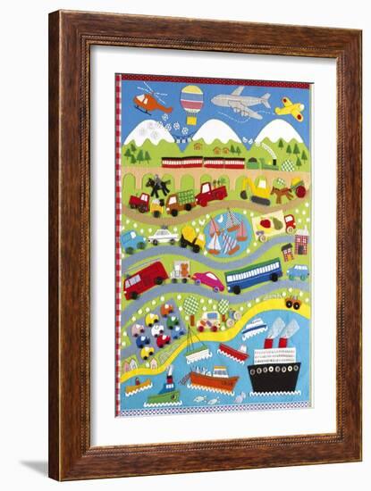 Going Places-Clare Beaton-Framed Art Print