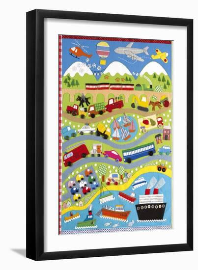 Going Places-Clare Beaton-Framed Art Print