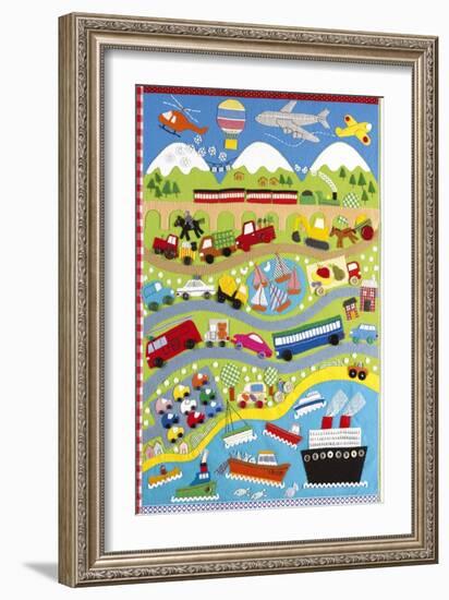 Going Places-Clare Beaton-Framed Premium Giclee Print