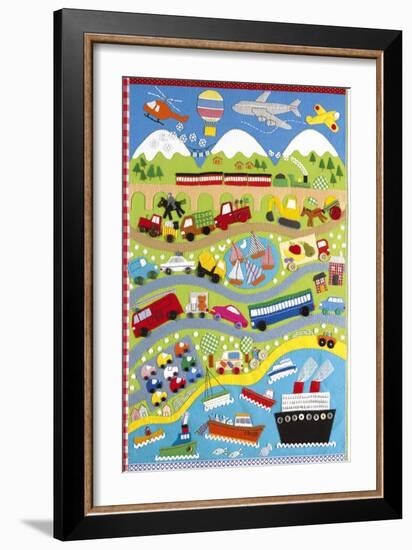 Going Places-Clare Beaton-Framed Premium Giclee Print