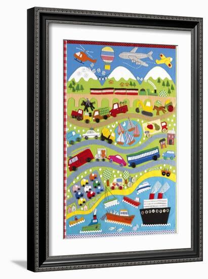 Going Places-Clare Beaton-Framed Premium Giclee Print