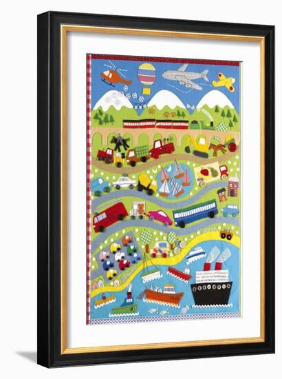 Going Places-Clare Beaton-Framed Premium Giclee Print