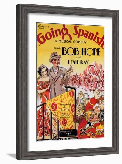 Going Spanish, 1934-null-Framed Art Print