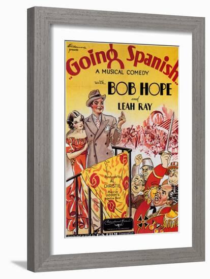 Going Spanish, 1934-null-Framed Art Print