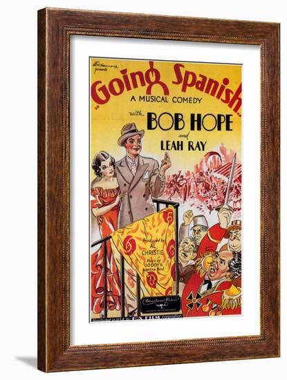 Going Spanish, 1934-null-Framed Art Print