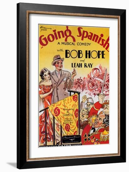 Going Spanish, 1934-null-Framed Art Print