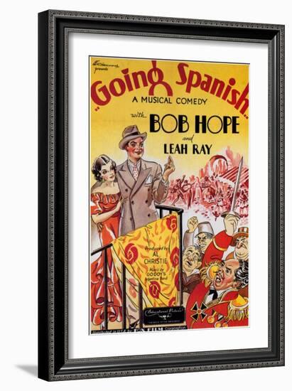 Going Spanish, 1934-null-Framed Art Print