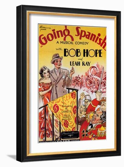 Going Spanish, 1934-null-Framed Art Print