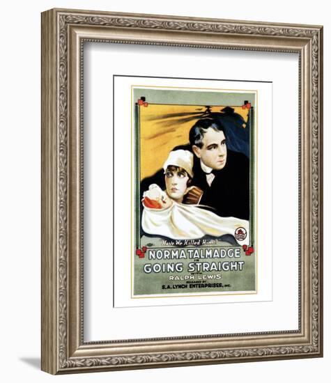 Going Straight - 1916-null-Framed Giclee Print