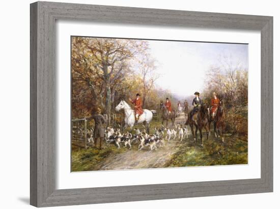 Going Through the Copse-Heywood Hardy-Framed Giclee Print