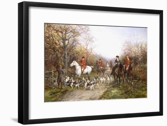 Going Through the Copse-Heywood Hardy-Framed Giclee Print