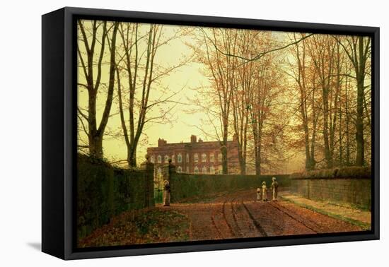 Going to Church, 1880-John Atkinson Grimshaw-Framed Premier Image Canvas