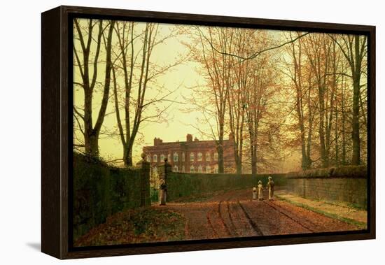 Going to Church, 1880-John Atkinson Grimshaw-Framed Premier Image Canvas