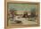 Going to Church, Christmas Eve-J. Hoover & Son-Framed Stretched Canvas