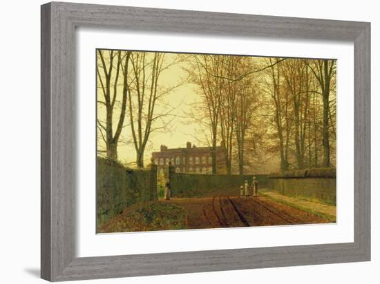 Going to Church in Autumn, 1888-John Atkinson Grimshaw-Framed Giclee Print