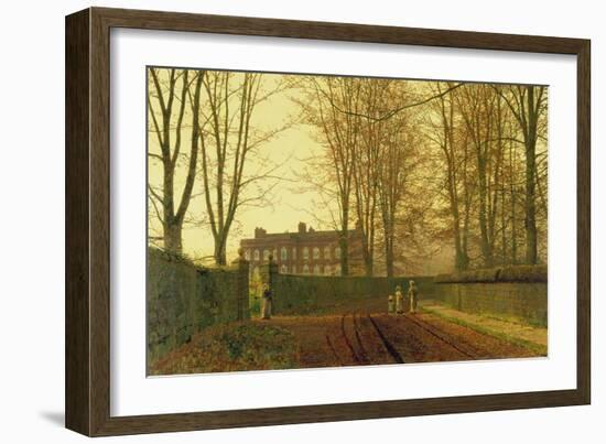 Going to Church in Autumn, 1888-John Atkinson Grimshaw-Framed Giclee Print