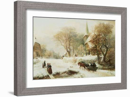 Going to Church-Hermann Kauffmann-Framed Giclee Print