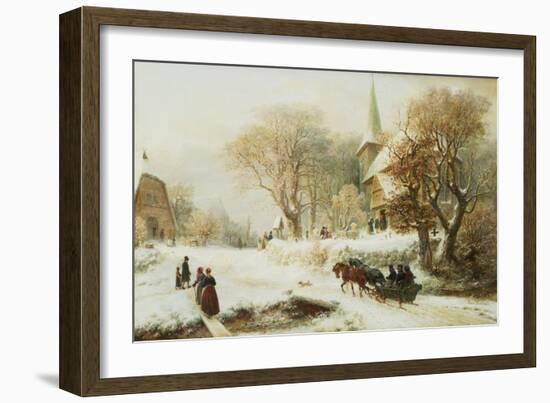 Going to Church-Hermann Kauffmann-Framed Giclee Print