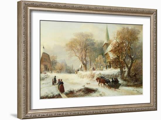 Going to Church-Hermann Kauffmann-Framed Giclee Print