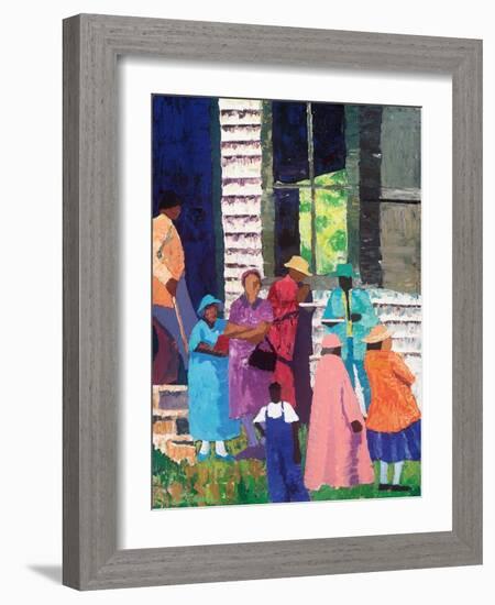 Going to Church-Dane Tilghman-Framed Art Print