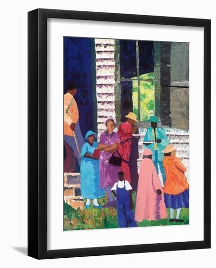 Going to Church-Dane Tilghman-Framed Art Print