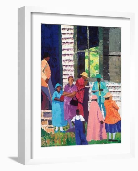 Going to Church-Dane Tilghman-Framed Art Print