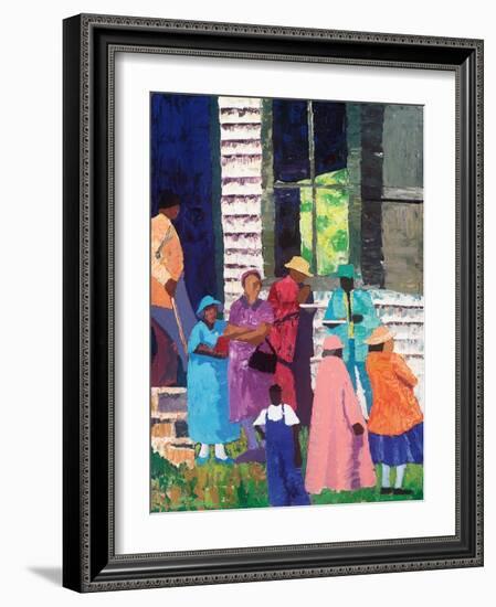 Going to Church-Dane Tilghman-Framed Art Print