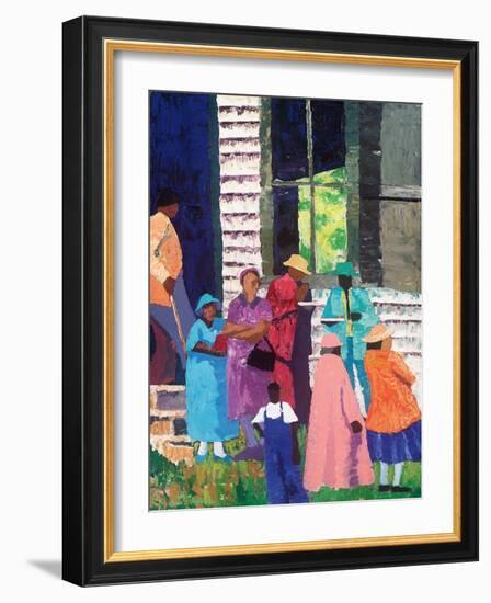 Going to Church-Dane Tilghman-Framed Art Print