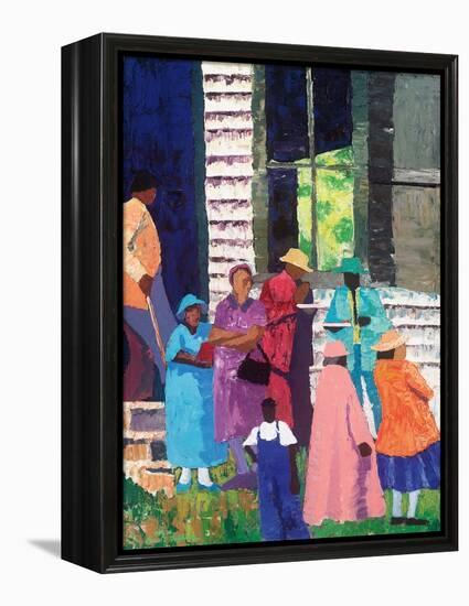 Going to Church-Dane Tilghman-Framed Stretched Canvas