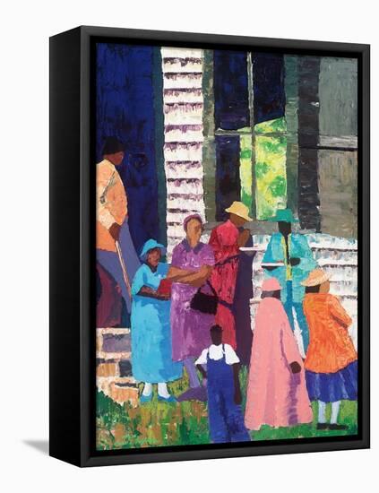 Going to Church-Dane Tilghman-Framed Stretched Canvas