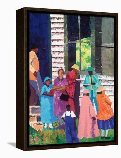 Going to Church-Dane Tilghman-Framed Stretched Canvas