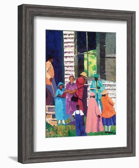 Going to Church-Dane Tilghman-Framed Art Print