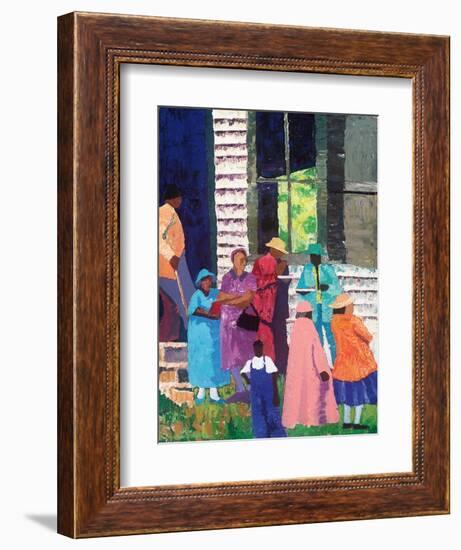 Going to Church-Dane Tilghman-Framed Art Print