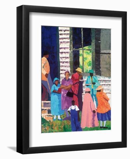 Going to Church-Dane Tilghman-Framed Art Print