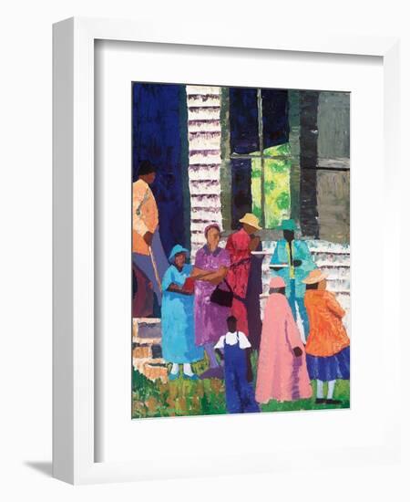 Going to Church-Dane Tilghman-Framed Art Print