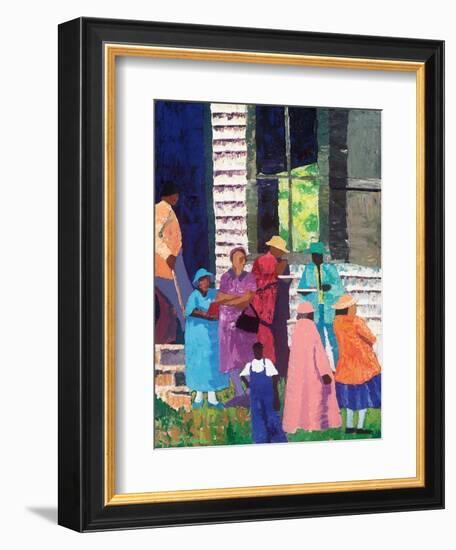 Going to Church-Dane Tilghman-Framed Art Print