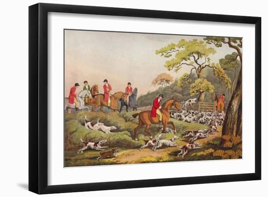 'Going To Cover', c1810, (1922)-Samuel Howitt-Framed Giclee Print