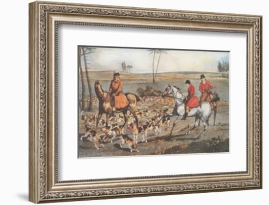 Going to Cover-Henry Thomas Alken-Framed Art Print