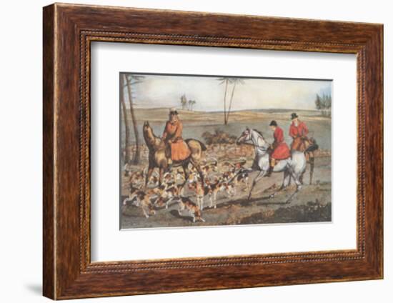 Going to Cover-Henry Thomas Alken-Framed Art Print