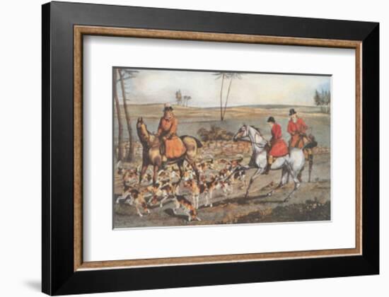 Going to Cover-Henry Thomas Alken-Framed Art Print