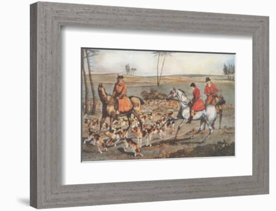 Going to Cover-Henry Thomas Alken-Framed Art Print