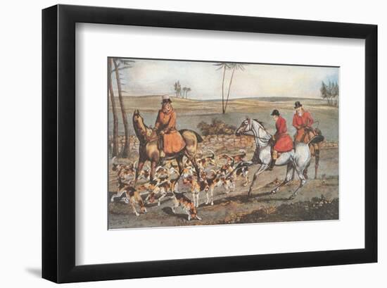 Going to Cover-Henry Thomas Alken-Framed Art Print