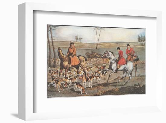 Going to Cover-Henry Thomas Alken-Framed Art Print