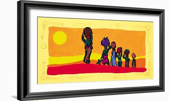 Going to Market-Gerry Baptist-Framed Giclee Print