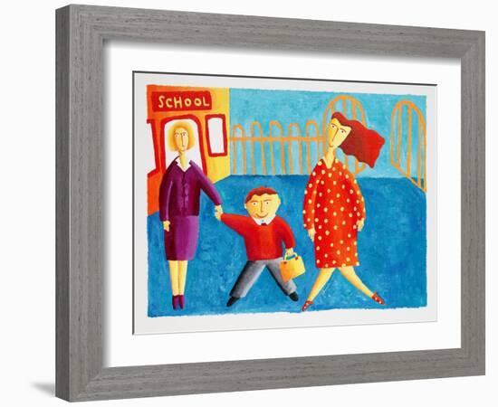 Going to School, 2004-Julie Nicholls-Framed Giclee Print