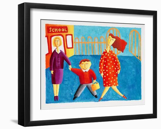 Going to School, 2004-Julie Nicholls-Framed Giclee Print