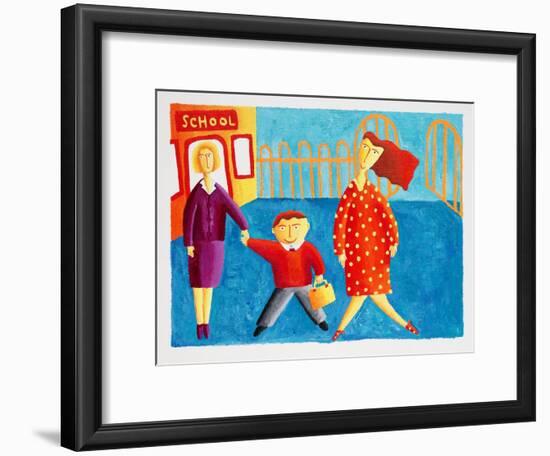 Going to School, 2004-Julie Nicholls-Framed Giclee Print