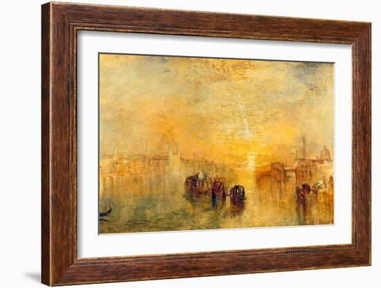 Going to the Ball, Venice, 1846-J M W Turner-Framed Giclee Print